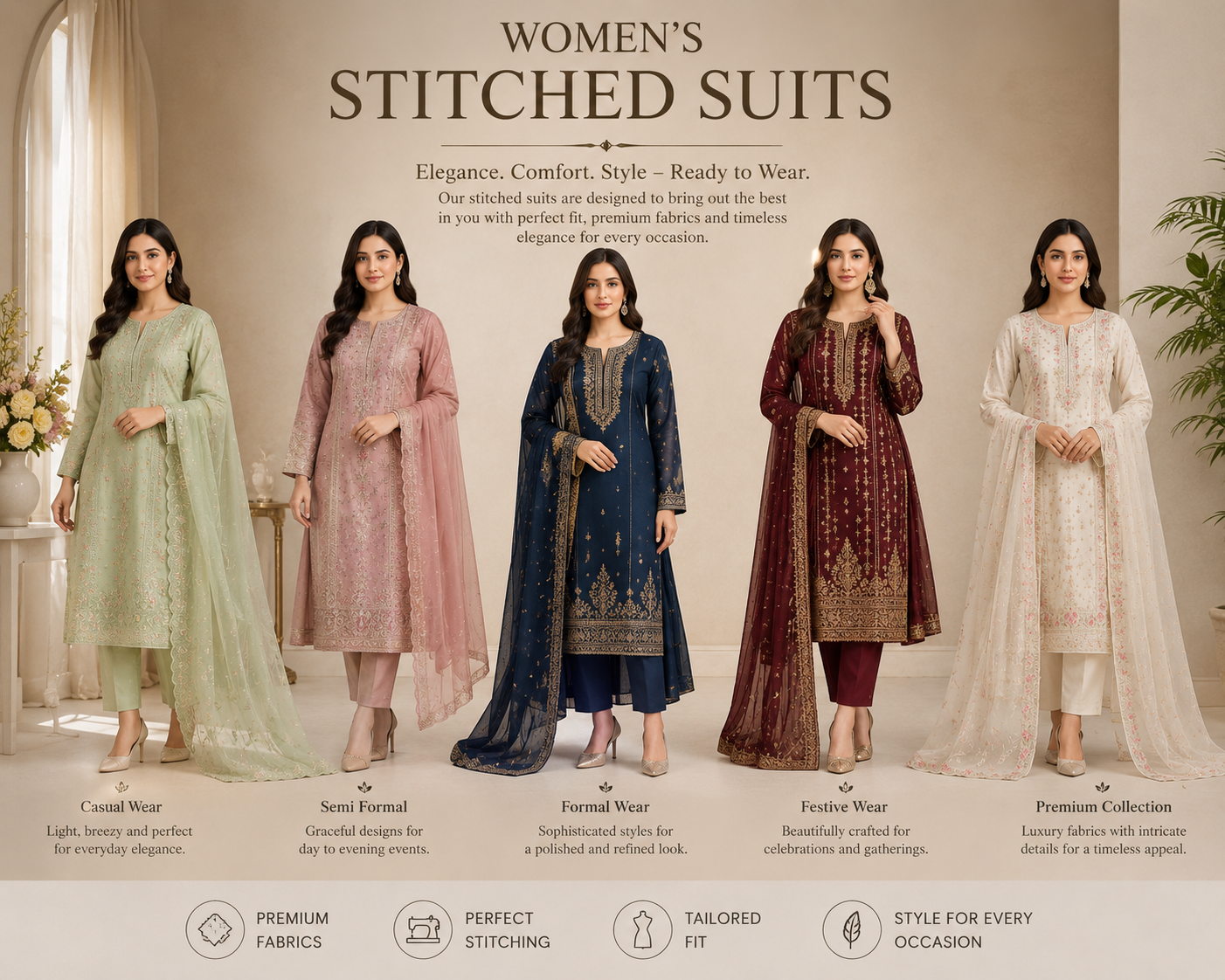 Women’s Stitched