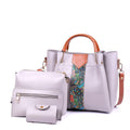 Premium Leather 4-Piece Handbag Set