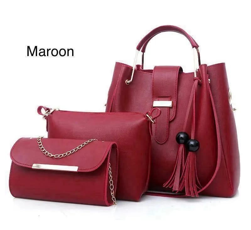 Premium Rexine Handbag Set for Girls