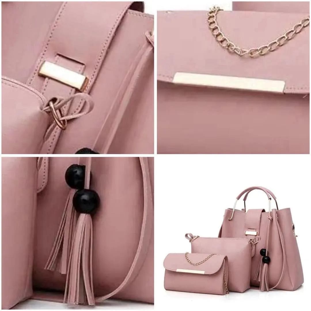 Premium Rexine Handbag Set for Girls
